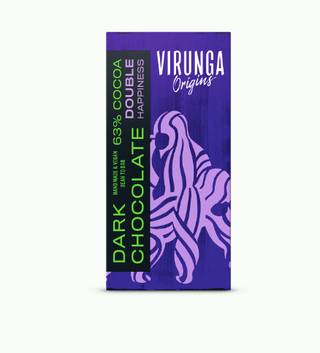 Virunga Origins Dark Chocolate Bar 63% Cocoa, 100g