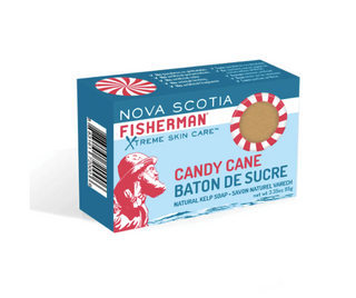 Nova Scotia Fisherman — Candy Cane Mint Soap Bar