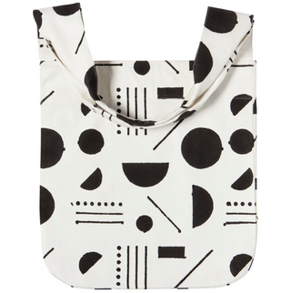 Danica Tote Bag - Domino Block Printed To and Fro