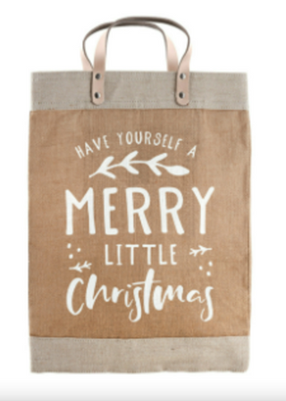Santa Barbara Christmas Market Tote - "Have Yourself a Merry Little Christmas"