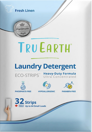 Tru Earth - Heavy Duty Fresh Linen Laundry Strips (32 loads)