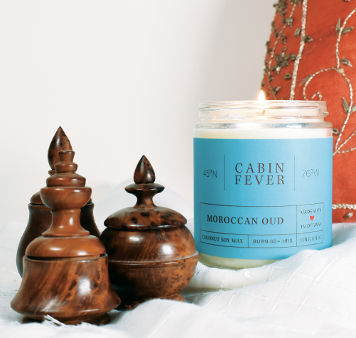 Cabin Fever - MOROCCAN OUD Coconut Soy Wax Candle