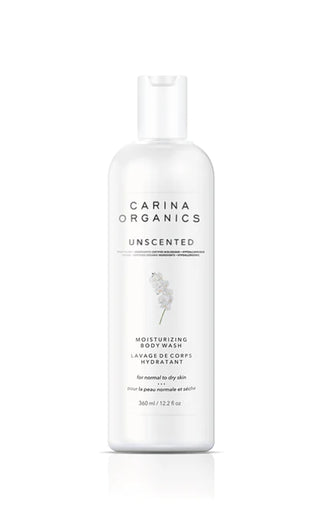 Carina Organics — Unscented Moisturizing Body Wash (360ml)
