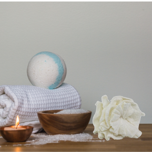 Eco Loco - Bamboo plastic-free bath pouf