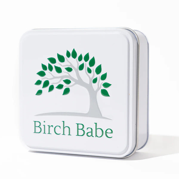 BIRCH BABE - Shampoo, Body & Shave Bar Travel Tin - Logo