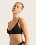 BOODY - Bamboo  LYOLYTE® Triangle Bralette - BLACK