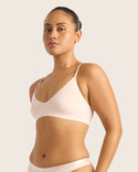 BOODY - Triangle Bamboo Bralette - Powder Pink