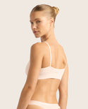 BOODY - Triangle Bamboo Bralette - Powder Pink
