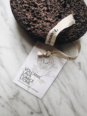 Essence of Life Organics Natural Volcanic Lava Pumice Stone made from 100% volcanic lava for gently exfoliating rough skin and removing foot calluses naturally.