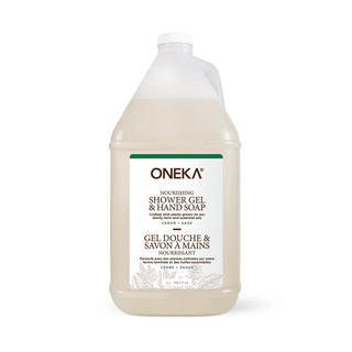 ONEKA - Cedar & Sage Shower Gel and Hand Soap - Refill JAR