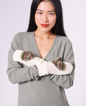 Ariel Mitts With Upcycled Wool