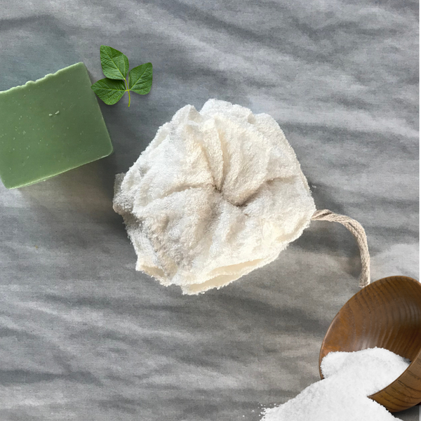 Eco Loco - Bamboo plastic-free bath pouf