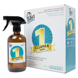 Elva's - 1 Cleaner - All-in-One Cleaner - 3L with 500ml amber glass included