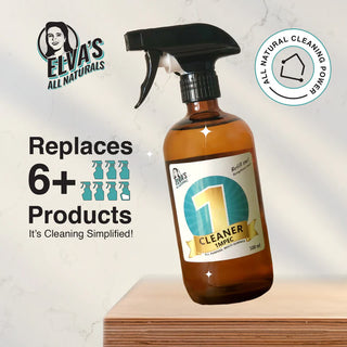 Elva's - 1 Cleaner - All-in-One Cleaner - 3L with 500ml amber glass included