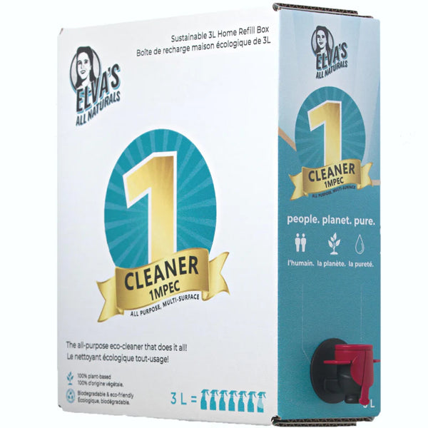 Elva's - 1 Cleaner - All-in-One Cleaner - 3L with 500ml amber glass included