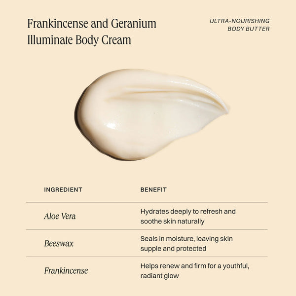 Wildcraft - Illuminate Body Cream - Frankincense and Geranium - 240ml