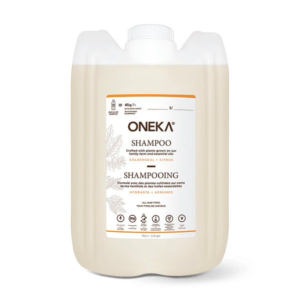 ONEKA Canada - Goldenseal & Citrus Organic Shampoo - Refill JAR