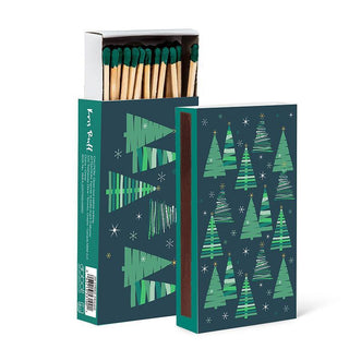 Retro Graphic Tree Matches. 45 Sticks