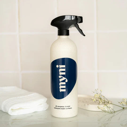 MYNI - Wheat Straw Spray Bottle (750ml) - Stainless Steel Cleaner