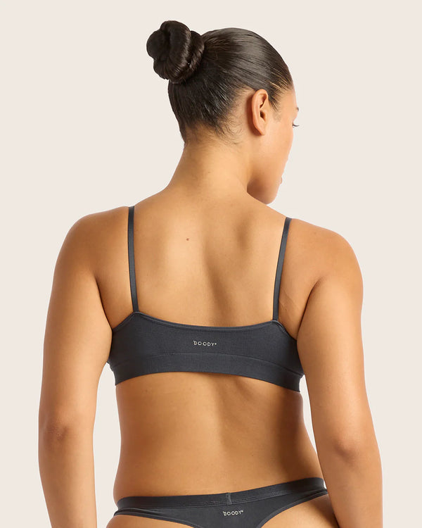BOODY - Triangle Bamboo Bralette - Storm
