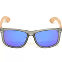 GOWOOD SYDNEY SUNGLASSES - BAMBOO (BLUE LENS)