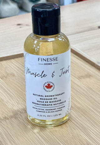 Finesse Home - Muscle + Joint Massage Oil 125ml