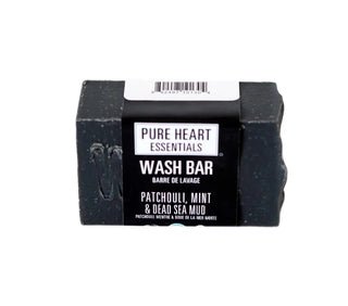 Pure Heart Essentials - Wash Bar (115g) - Detoxifying Patchouli/Mint & Dead Sea Mud