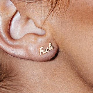 The Fuck Stud Earrings - bstrd