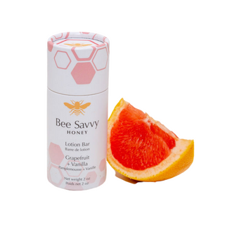 Bee Savvy — Grapefruit & Vanilla Lotion Bar (2oz)