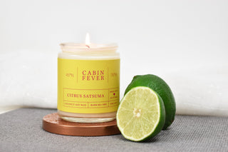 Cabin Fever - CITRUS SATSUMA Coconut Soy Wax Candle