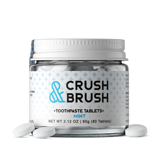 Nelson Naturals — Crush & Brush Mint (80 tablets)
