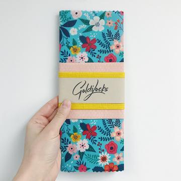 Goldilocks Beeswax Wraps — Spring Floral (Set of 3)