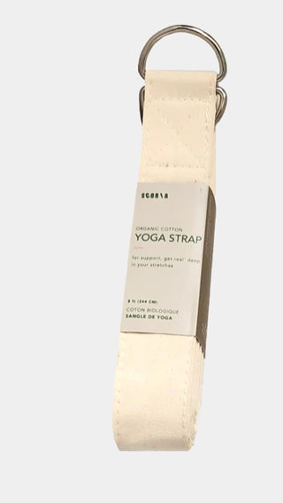 Yoga STRAP - Organic Cotton - Scoria