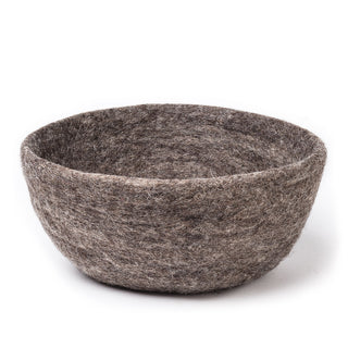 Abbott Large Felt Storage Bowl - Taupe