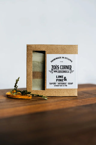 Zoe's Corner - Soap Bar- Lime & Pine