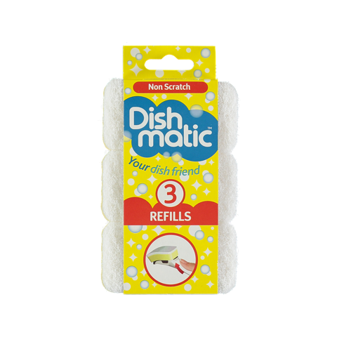 Dishmatic — Dish Wand Refills (Non Scratch)