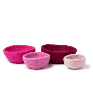Set of 4 Nesting Bowls - Pink - Abbott