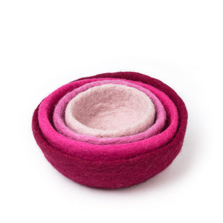 Set of 4 Nesting Bowls - Pink - Abbott
