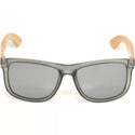 GOWOOD SYDNEY SUNGLASSES - BAMBOO W/SILVER LENS