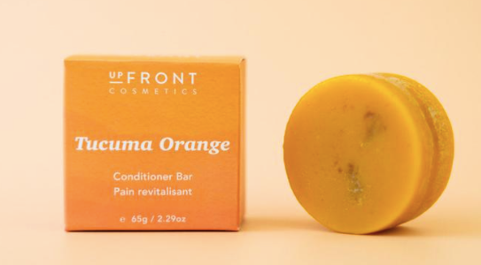 UpFRONT Cosmetics Conditioner Bar - Tucuma Orange - Enlivening
