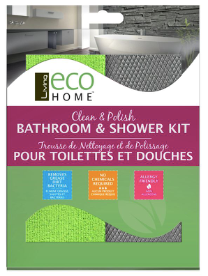 Eco Home — Clean & Polish Bathroom & Shower Kit (2-Pack)