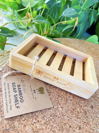 Bamboo Soap Shelf - ME Mother Earth
