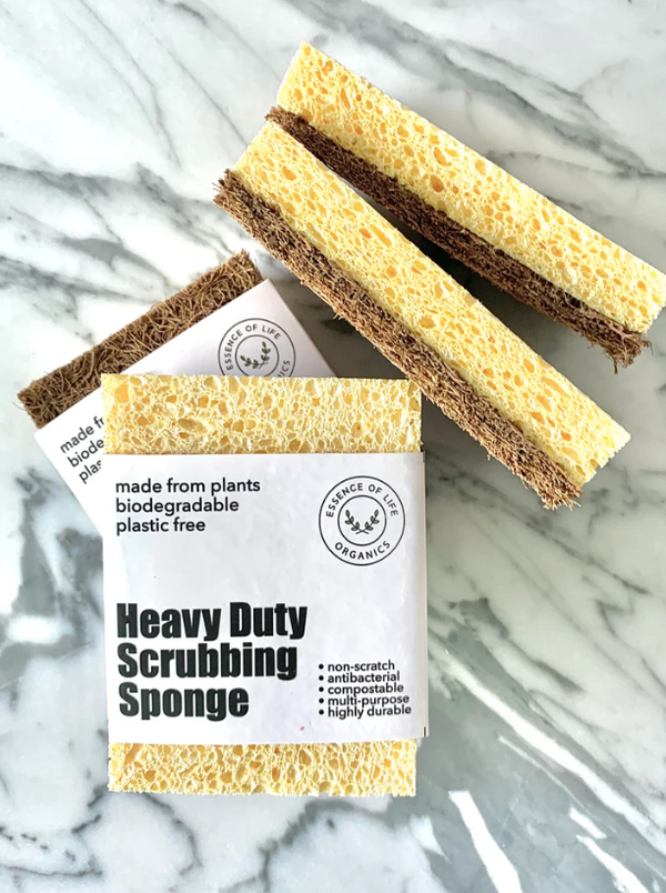Essence of Life - Biodegradable Heavy Duty Scrubbing Sponge