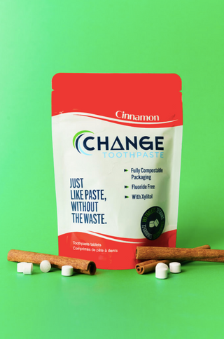 CHANGE Toothpaste - Cinnamon Toothpaste Tablets (Fluoride Free)