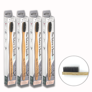 Buy the-future-is-bamboo-adult-soft-toothbrush-single-charcoal The Future is Bamboo - Adult Soft Toothbrush - Single