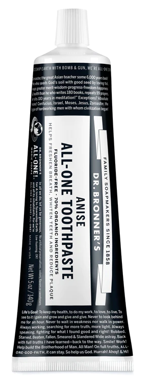 Dr. Bronner's  - All in One Toothpaste 140g - Anise