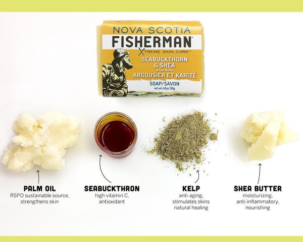 Nova Scotia Fisherman — Seabuckthorn & Shea Soap Bar