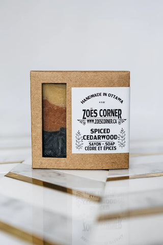 Zoe's Corner - Soap Bar- Spiced Cedarwood