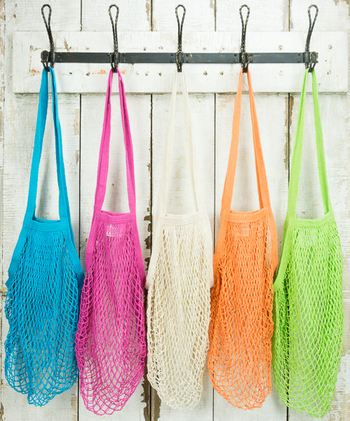 ECOBAGS — Classic Cotton String Shopping Bags (Tropical)