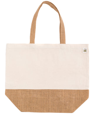 ECOBAGS — Recycled Cotton & Jute Tote Bag